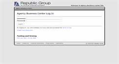 Desktop Screenshot of agent.republicgroup.com